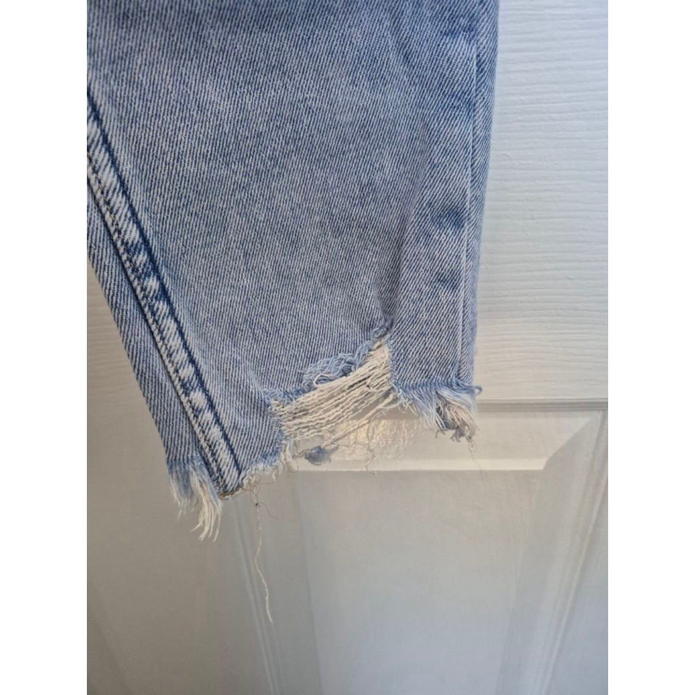 Girls Justice Light Blue Distressed Jeans Size 10 - Picture 6 of 8